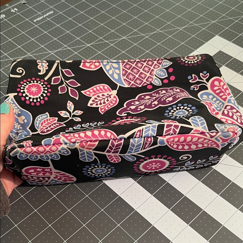 Vera Bradley Multicolor Floral Cosmetic Bag Alpine Floral - Picture 3 of 7